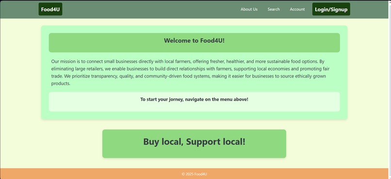 Food4U – screenshot 1