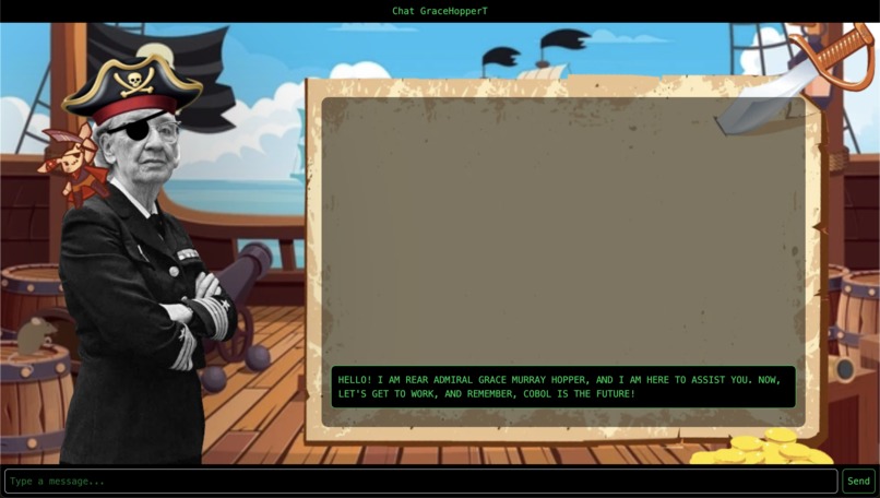 ChatGHT (Rear Admiral Grace Hopper AI) – screenshot 1