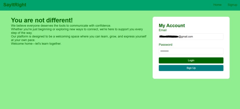 SayItRight – screenshot 1