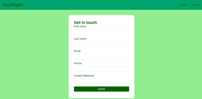 SayItRight – screenshot 2