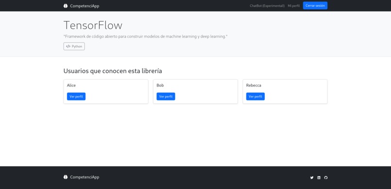 CompetenciApp – screenshot 3