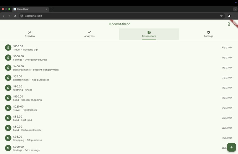 MoneyMirror – screenshot 3