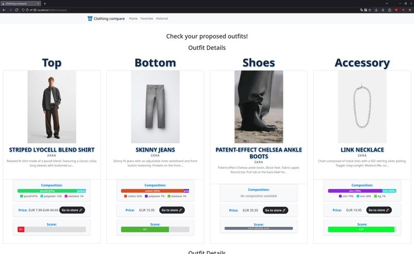 ClothingCompare – screenshot 3