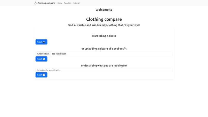 ClothingCompare – screenshot 1