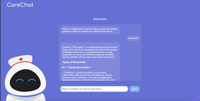 CareChat – screenshot 3
