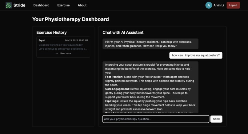 Stride – screenshot 2