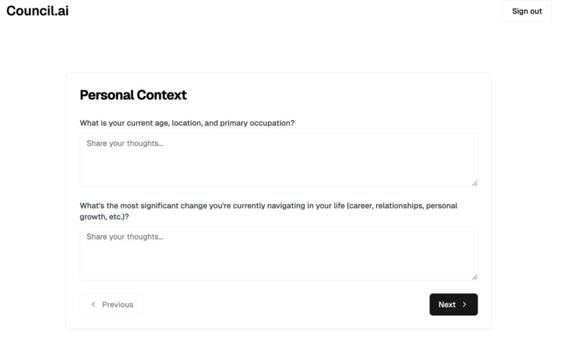 council.ai – screenshot 2