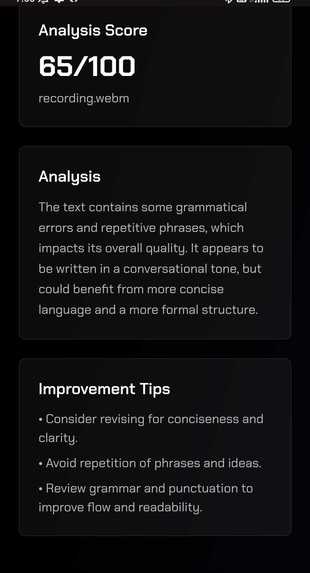 RhetoricAI – screenshot 2