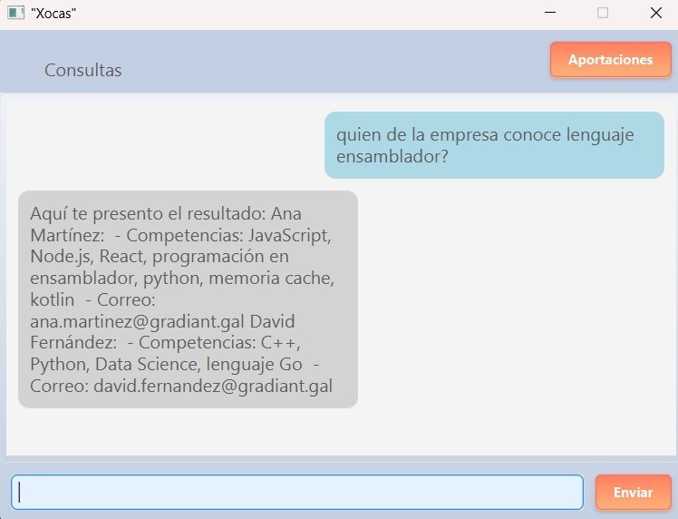 CompetencIApp – screenshot 1