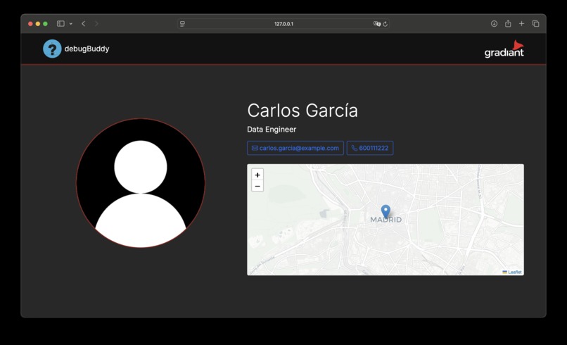 Sistema de consulta de competencias técnicas personales – screenshot 5