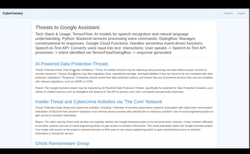 CyberCanary – screenshot 4
