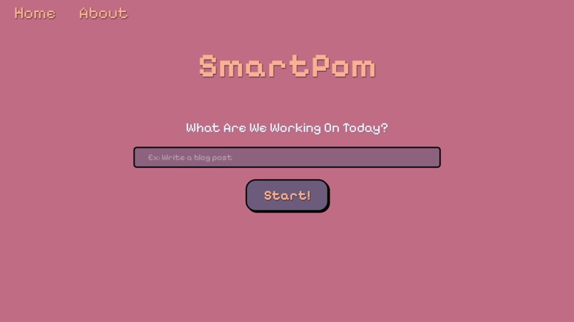 SmartPom – screenshot 1
