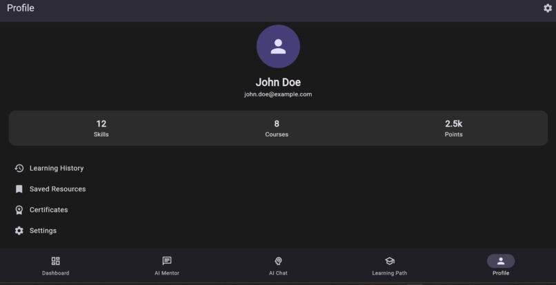 E-Learning Path – screenshot 3