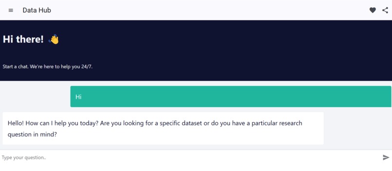 Data MarketPlace – screenshot 2