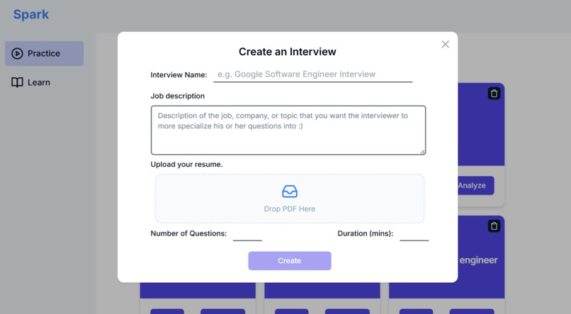 Spark – screenshot 2