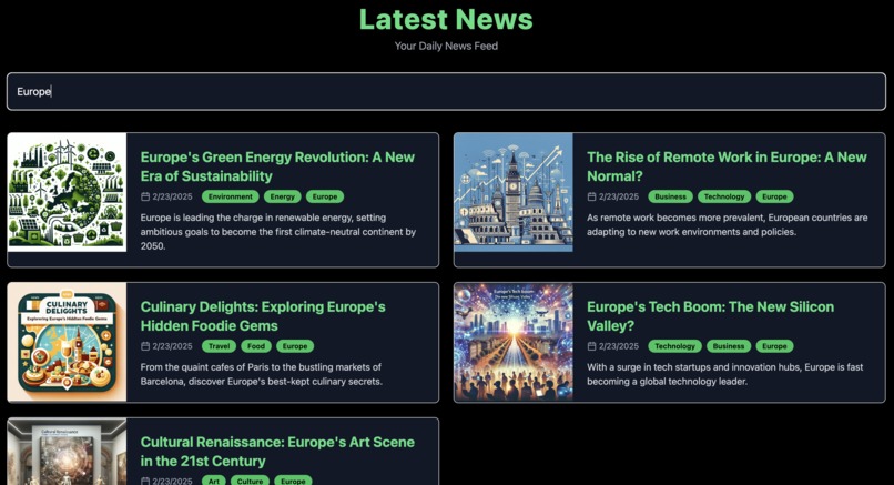 NewsAgent – screenshot 2