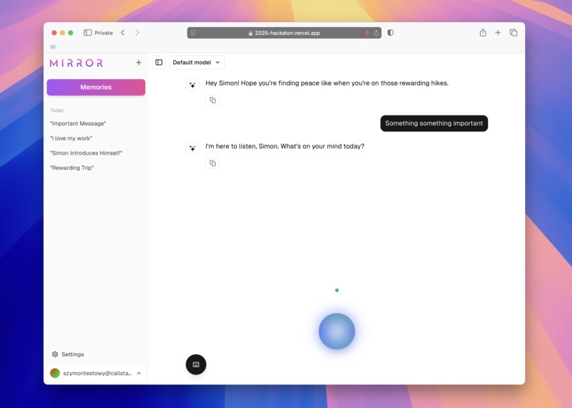 Mirror.ai – screenshot 2
