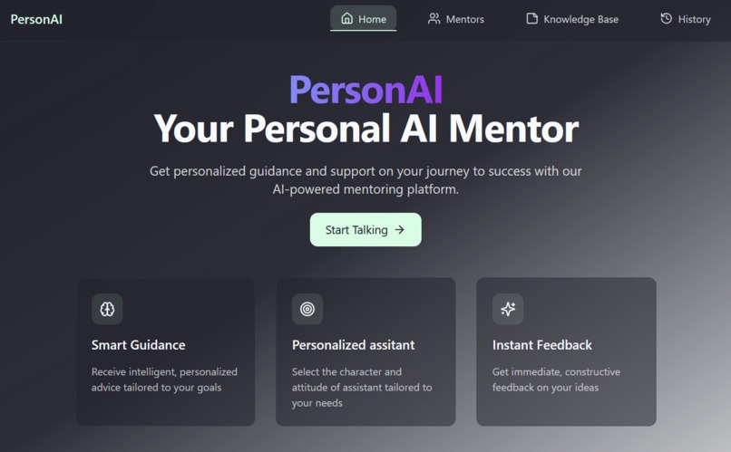 PersonAI - personal mentoring assistant – screenshot 1
