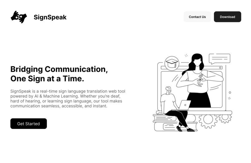 SignSpeak – screenshot 1