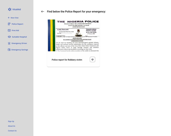 VitalAid – screenshot 3