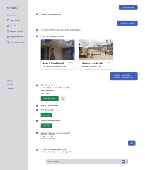 VitalAid – screenshot 4