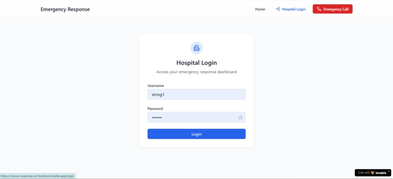 Resuce-Response-ai – screenshot 1
