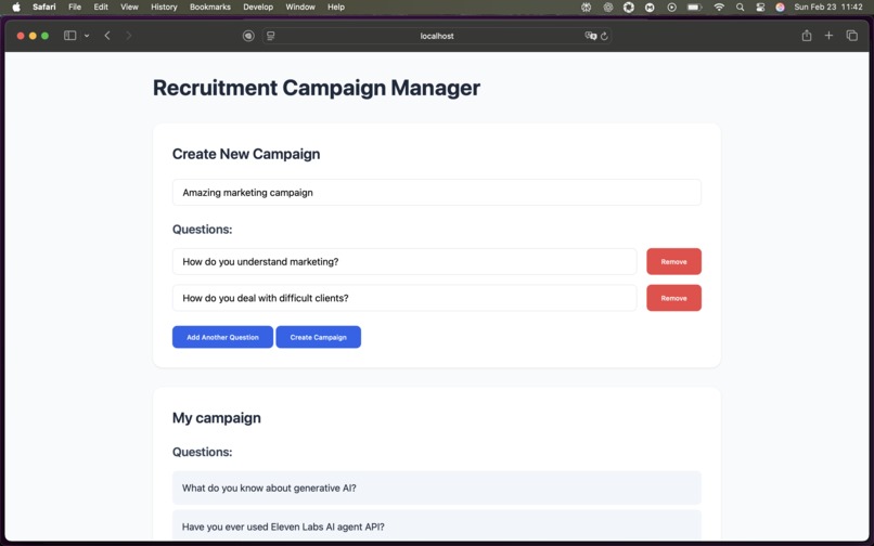 DeepQuest –AI Recruitment Bot for In-Depth Candidate Reports – screenshot 1