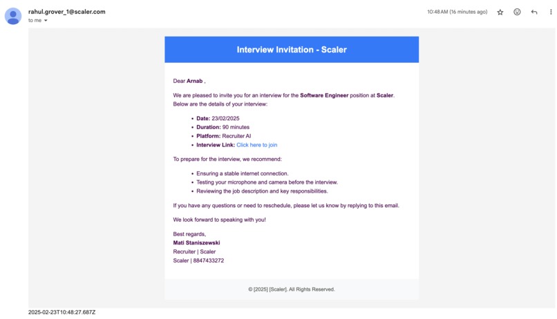 iRecruit  – screenshot 1