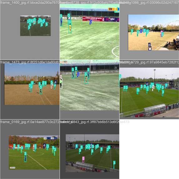 YOLO V11 sports ball tracking with rectilinear footage – screenshot 1