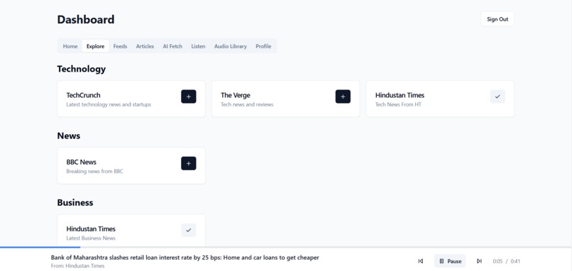 RssWave – screenshot 3