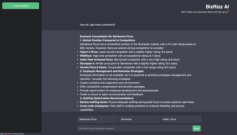 BizRizz AI – screenshot 1