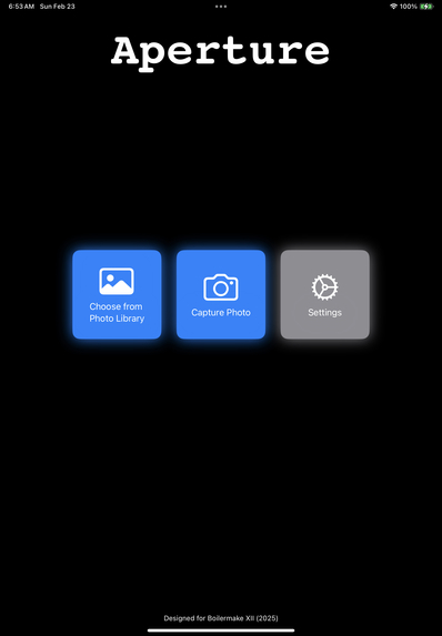 Aperture – screenshot 1