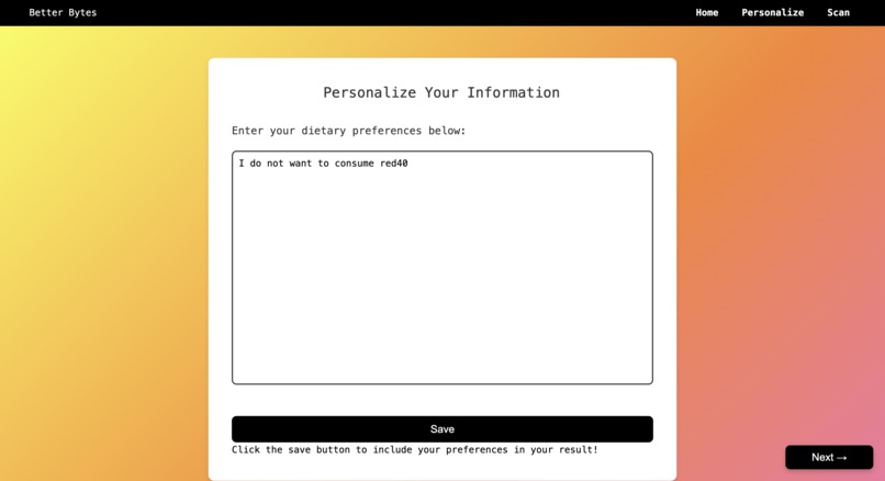 Better Bytes – screenshot 1