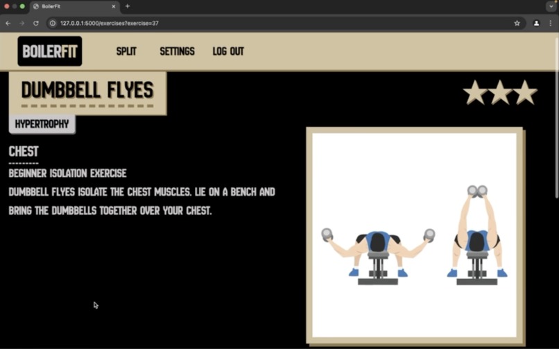 Boilerfit – screenshot 2