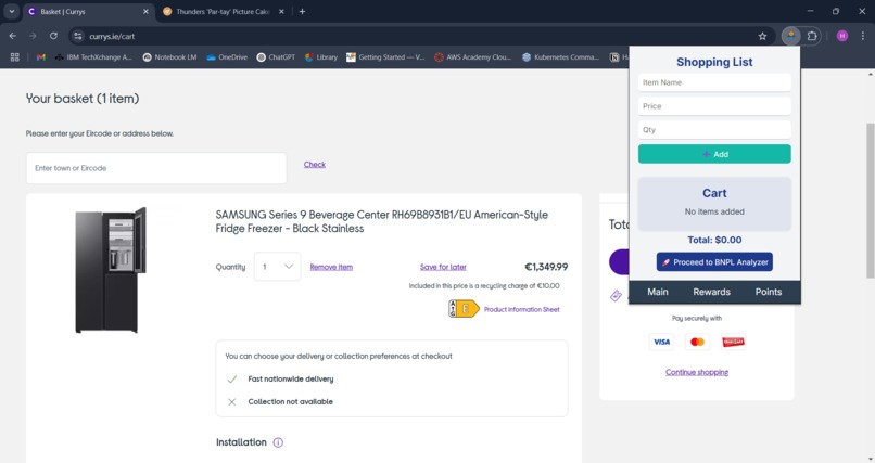 Smart Pay - Browser Extension – screenshot 1