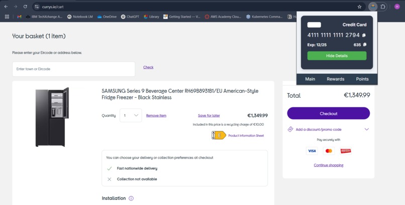 Smart Pay - Browser Extension – screenshot 2