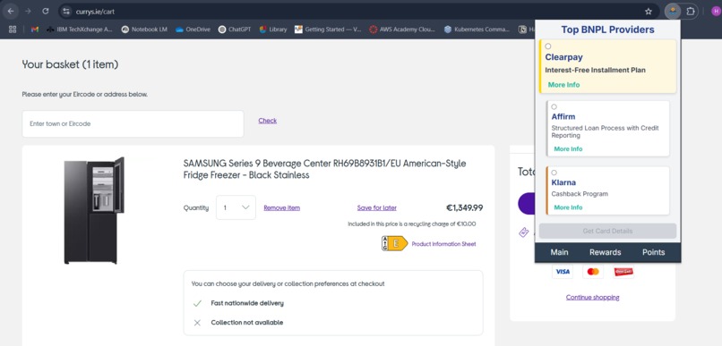 Smart Pay - Browser Extension – screenshot 3