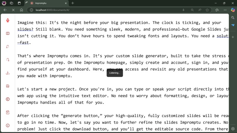 Impromptu – screenshot 6