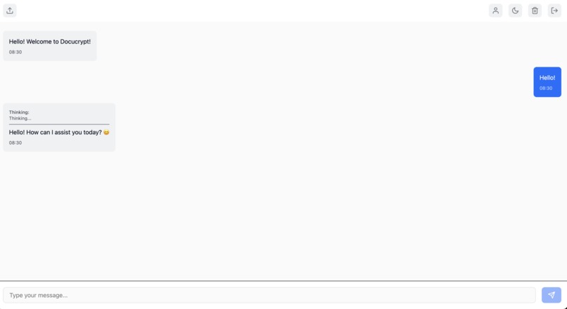docucrypt – screenshot 1