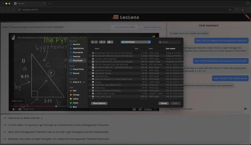LecLens – screenshot 2