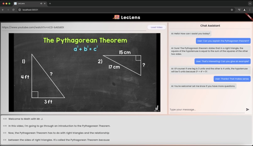 LecLens – screenshot 1