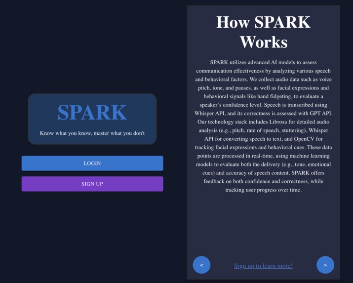 Spark – screenshot 1