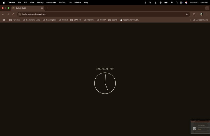 BoilerSyllabi – screenshot 2