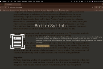 BoilerSyllabi