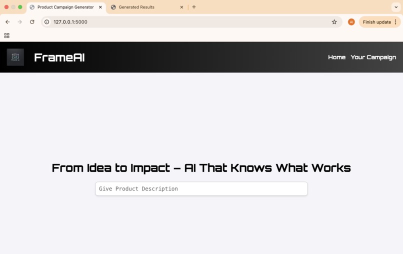 FrameAI – screenshot 1