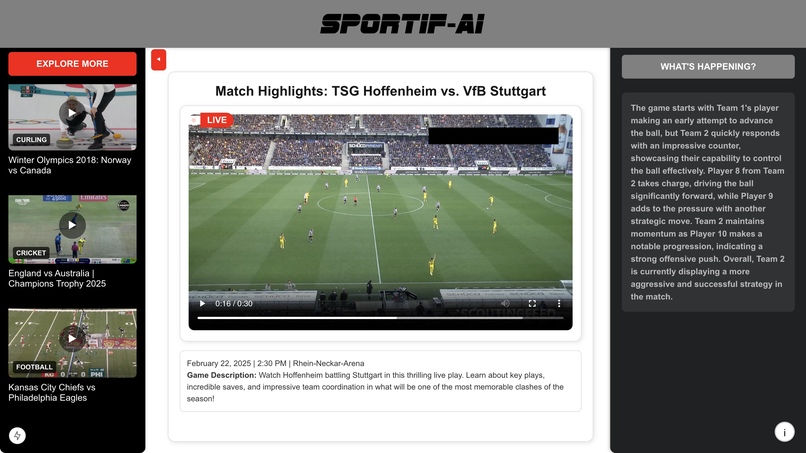 SportifAI – screenshot 1