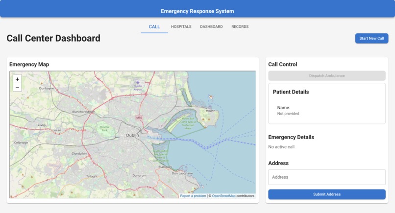 Emergency Response System – screenshot 1