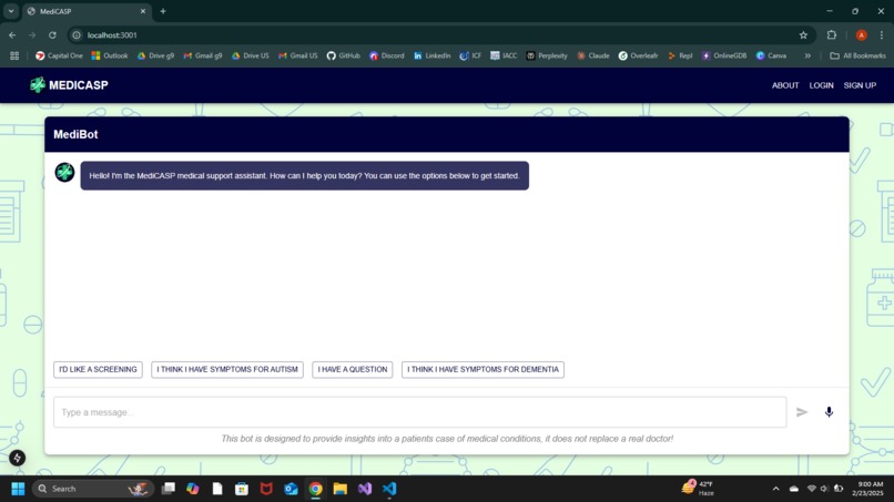 MediCASP – screenshot 3