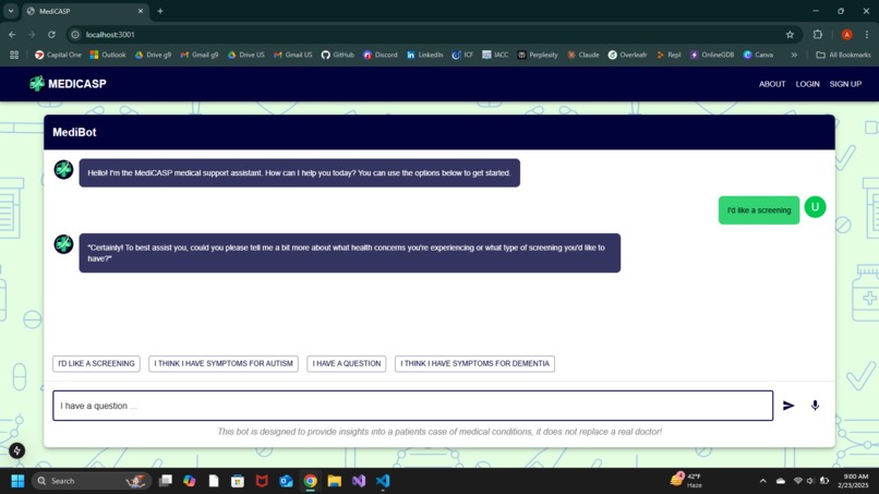 MediCASP – screenshot 4