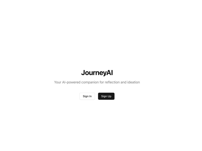 JourneyAI – screenshot 1